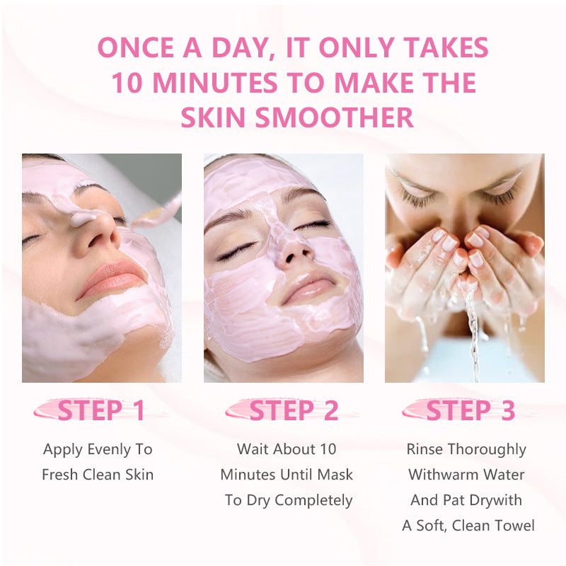 Exfoliating Mask Powder, Skin Cleansing And Smearing Mask