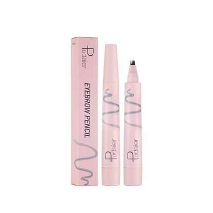 Pudaier 4 Tip Eyebrow Pencil Waterproof 4 Tip Pen for beautiful brown and hair lines.