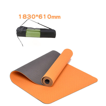 Yoga mat. Non-Slip easy carry strap great for travel