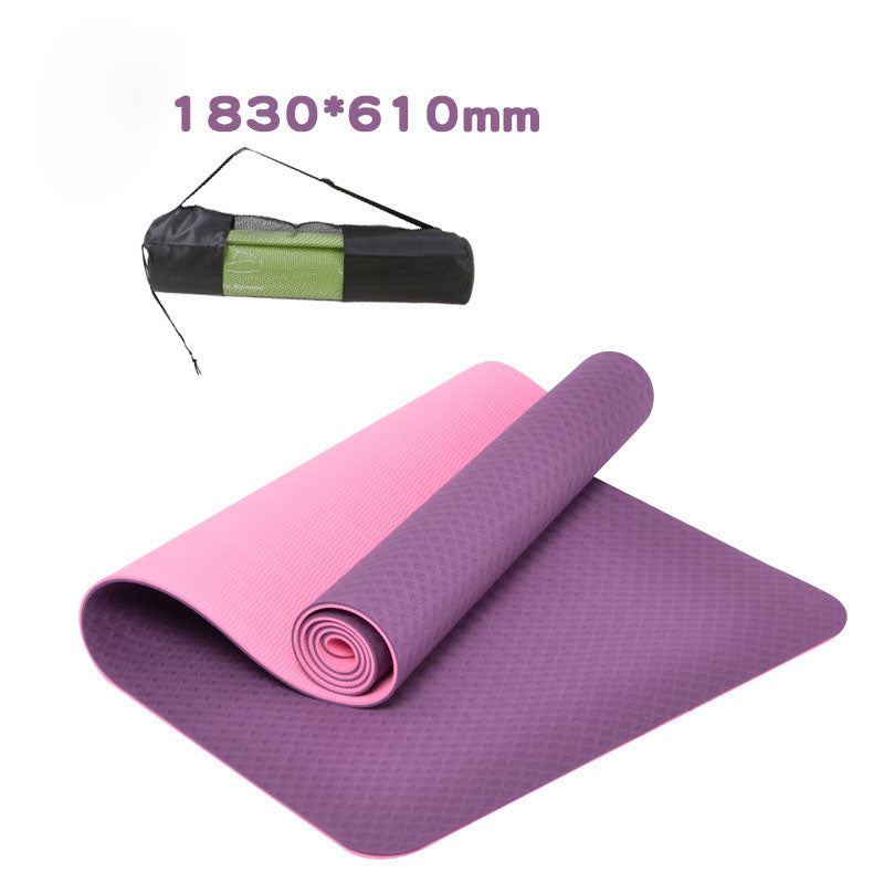 Yoga mat. Non-Slip easy carry strap great for travel