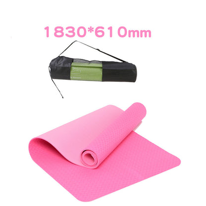 Yoga mat. Non-Slip easy carry strap great for travel