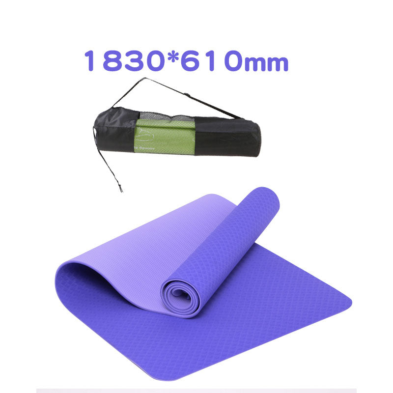 Yoga mat. Non-Slip easy carry strap great for travel