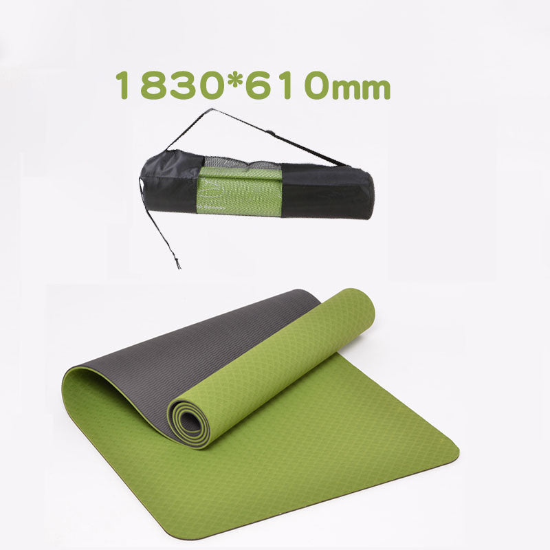 Yoga mat. Non-Slip easy carry strap great for travel