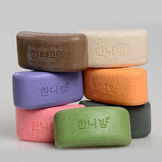 NEW Hot 100% Pure Nature Elements Organic Bath Soap Essence Exfoliating Moisturizing Plants Whitening Soap Mud Handmade Vol S9E3