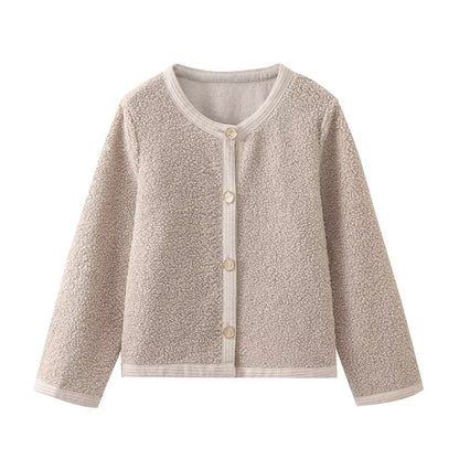 Women's Knitted Cardigan Short Woolen Coat