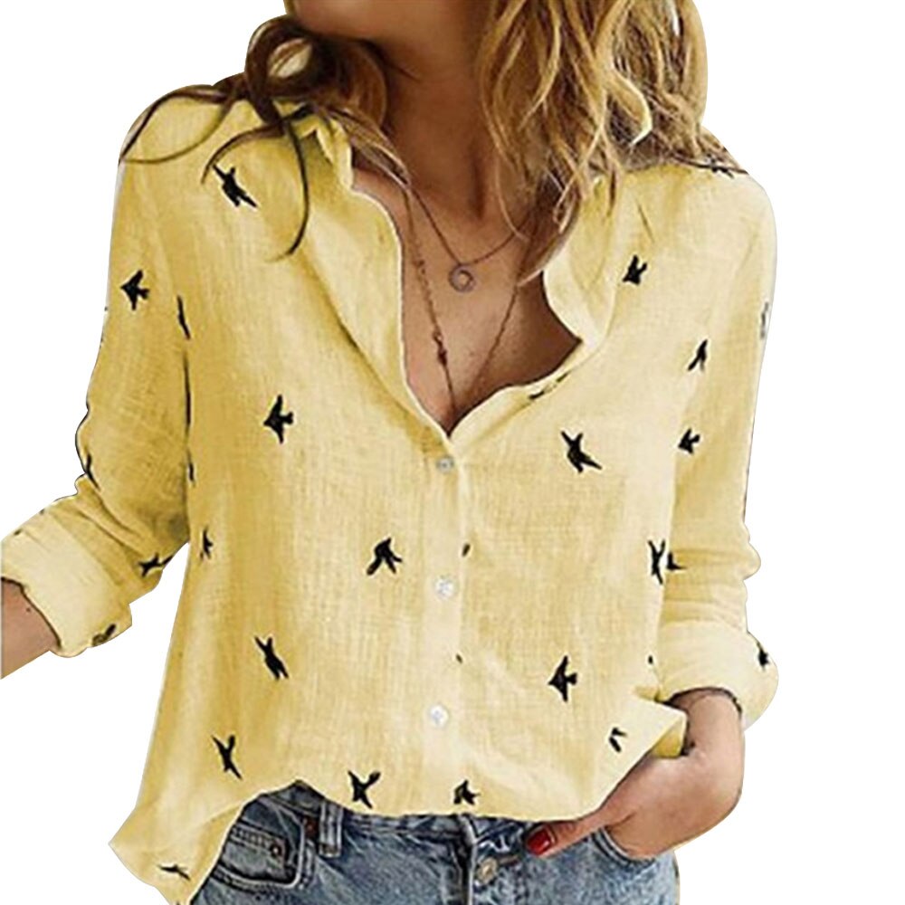 Ladies Summer Cotton button up top